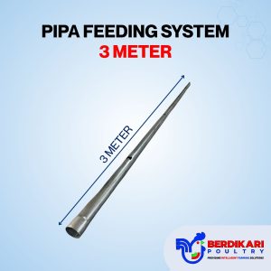 Pipa Pakan 3 Meter — Feeding System / Feeder Otomatis Ayam
