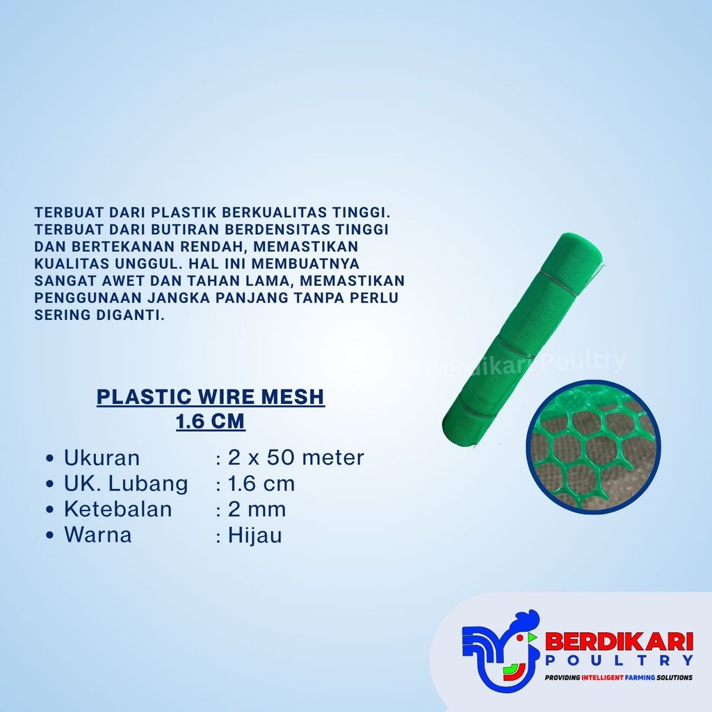 Plastik Wire Mesh Net / Slat Roll HDPE - Gambar 2
